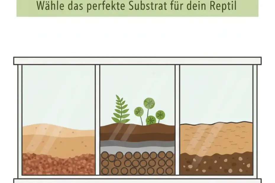 Verschiedene Terrarien-Bodengründe im Vergleich: Sand-Lehm für Wüsten und Humus für Regenwald-Terrarien.